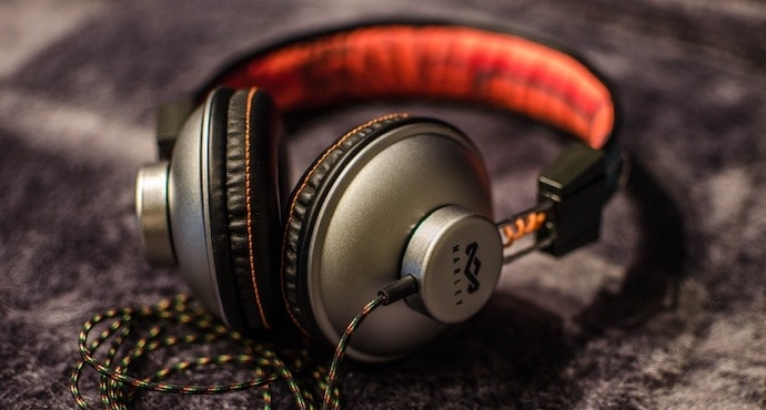 Orange DJ Headphones