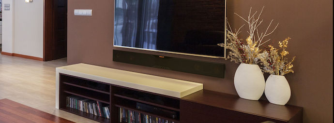 Soundbar Underneath TV