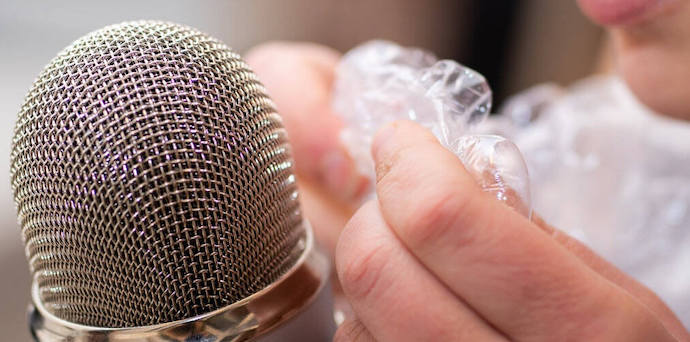 ASMR Microphone - Bubble Popping