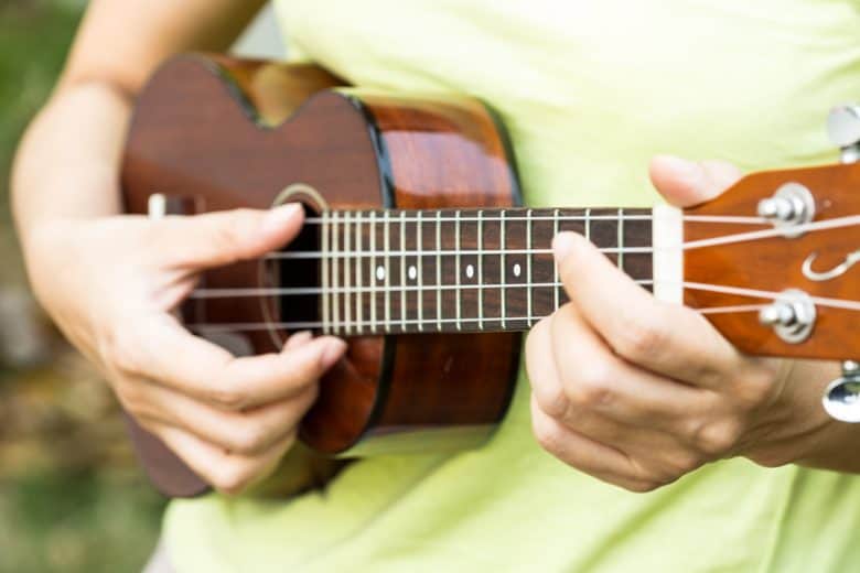 Girl Playing Ukulele