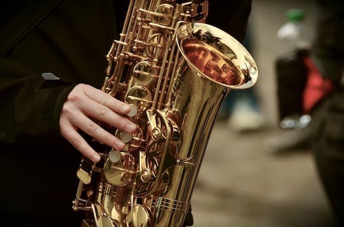 Playing a Professional Saxophone
