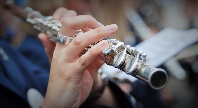 Playing a Silver Plated Flute