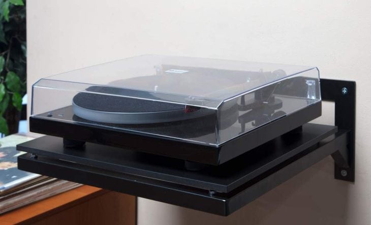 Setting up a Wall-mount Turntable Shelf