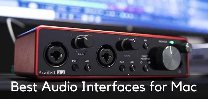 best recording interface for macbook pro