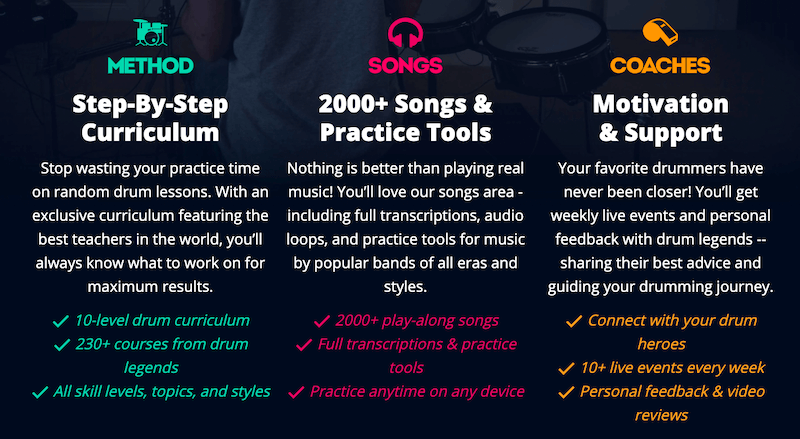 Drumeo Benefits