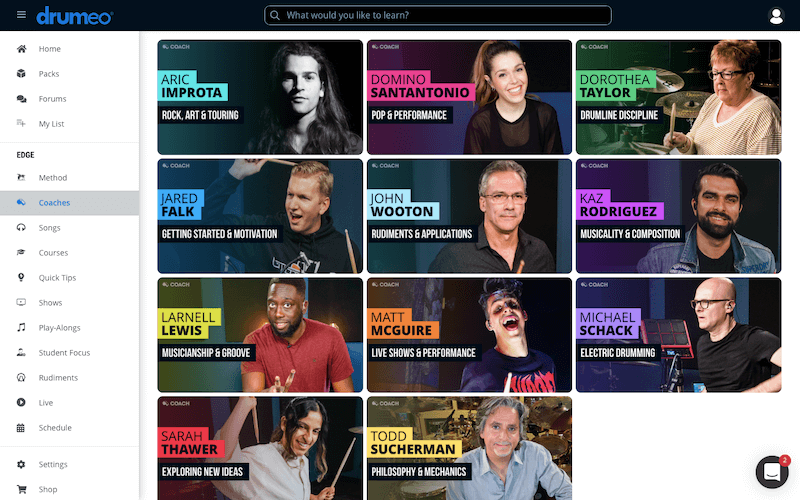 Drumeo Coaches